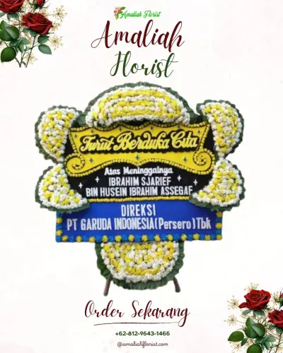 Papan Bunga Duka di Rejomulyo